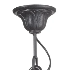 LED-hengelampen Sichem Anna 6W 2 700 K svart/klar