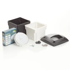 LED-innbyggingslampe Leti 100 Square-ST svart CCT