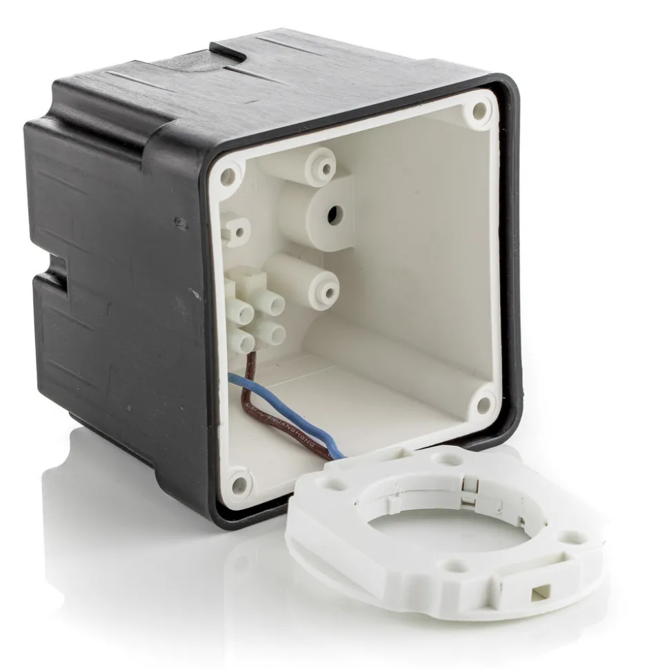 LED-innbyggingslampe Leti 100 Square-ST svart CCT