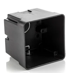 LED-innbyggingslampe Leti 100 Square-ST svart CCT