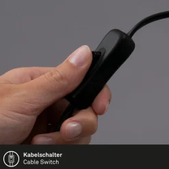 LED-klemmelampe Fleks, hvit, fleksibel, metall