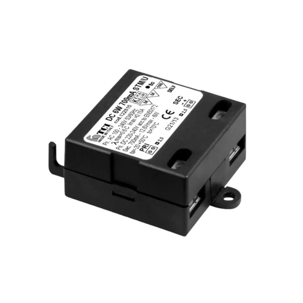 LED-konverter, 6W, 250mA CC, 230VAC til 2–23VDC