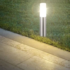 LED-lampe med jordspyd 3925032 12V 3x startpakke stål Ø 4 cm