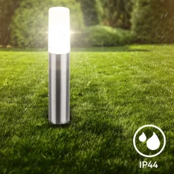 LED-lampe med jordspyd 3926032 12V 3x utvidelse stål Ø 4cm