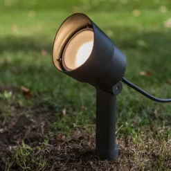 LED-lampe med jordspyd Explorer med spothode