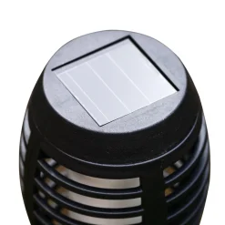 LED-lampe med jordspyd FANILO, svart, 45 cm, sett med 5 stk. IP44