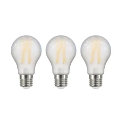 LED-lyspære Filament matt E2 A60 3,8W 3000K 806lm 3er