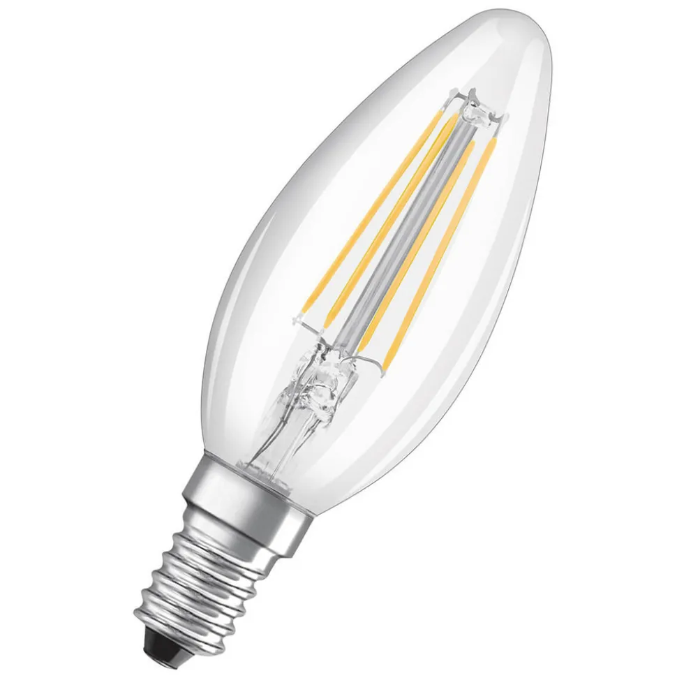 LED-mignonpære E14 4 W filament 2°700°K 3 stk