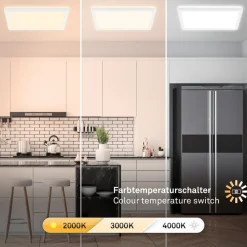 LED-panel 7556 Justerbar lysfarge 29 x 29 cm