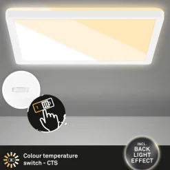 LED-panel 7556 Justerbar lysfarge 29 x 29 cm