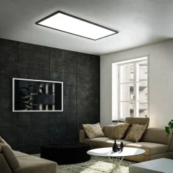 LED-panel for utenpåliggende montering Slim 58x20cm av/på 4000K svart