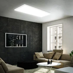 LED-panel for utenpåliggende montering Slim 58x20cm av/på 4000K hvit