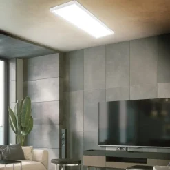 LED-panel for utenpåliggende montering Slim 58x20cm av/på 4000K hvit