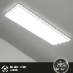 LED-panel for utenpåliggende montering Slim 58x20cm av/på 4000K hvit