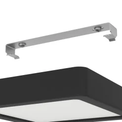 LED-panel for utenpåliggende montering Fueva 5 IP20 830 svart 16x16cm