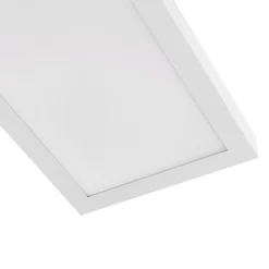 LED-panel PRO OFFICE SANO, 123 x 33 cm, dimbar, hvit metall CCT