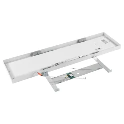 LED-panel PRO OFFICE SANO, 123 x 33 cm, dimbar, hvit metall CCT