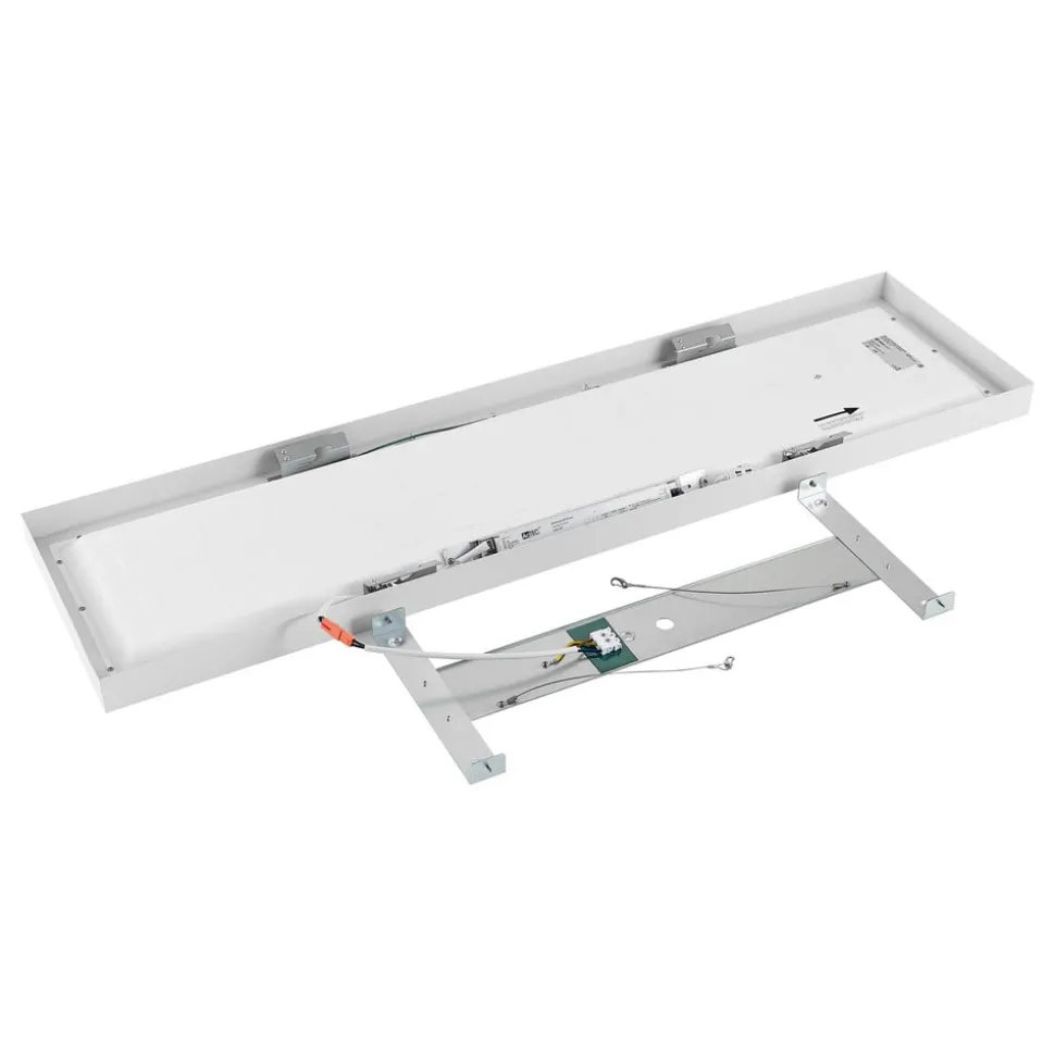 LED-panel PRO OFFICE SANO, 123 x 33 cm, dimbar, hvit metall CCT