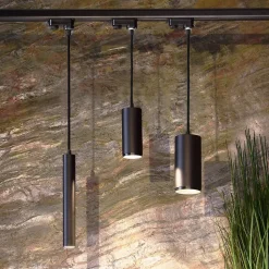 LED-pendellampe Lucea 3-krets 15W svart