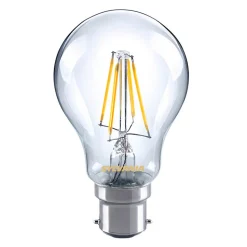 LED-pære B22 A60 filament 4,5W 827, klar