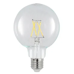 LED-pære E27 4 W G95 2 700 K globe filament, klar