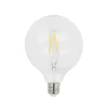 LED-pære E27 6 W G125 2 700 K globe filament, klar