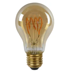 LED-pære E27 A60 4W 2 200K gul dag/natt-sensor