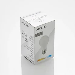 LED-pære E27 A60 9,5W 3 000 K opal 3 stk