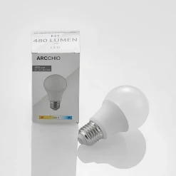 LED-pære E27 A60 4,9W 3 000 K opal 3 stk