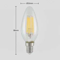 LED-pære E14 filament 4W 2 700K 3-step-dimmer