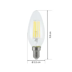 LED-pære E14 filament 4W 2 700K 3-step-dimmer