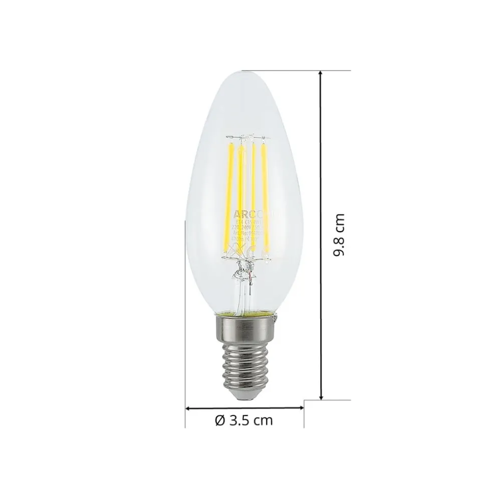LED-pære E14 filament 4W 2 700K 3-step-dimmer