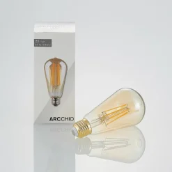 LED-pære E27 ST64 6,5W 2 500K rav 3-step-dimmer