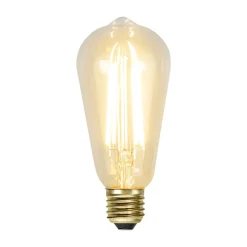 LED-pære E27 ST64 3,6W 2100 K Soft Glow, dimbar