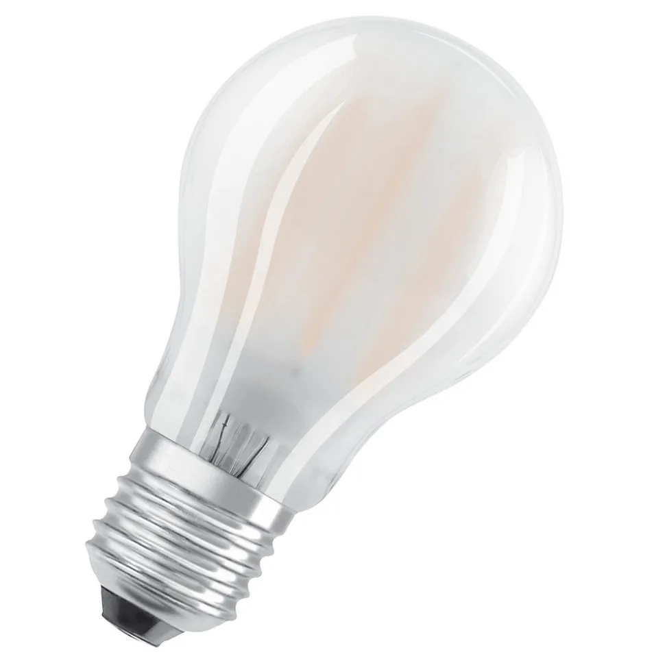 LED-pære E27 6,5W 827 matt 2 stk