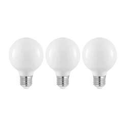 LED-pære E27 4W G80 2 700 K dimbar opal 3 stk