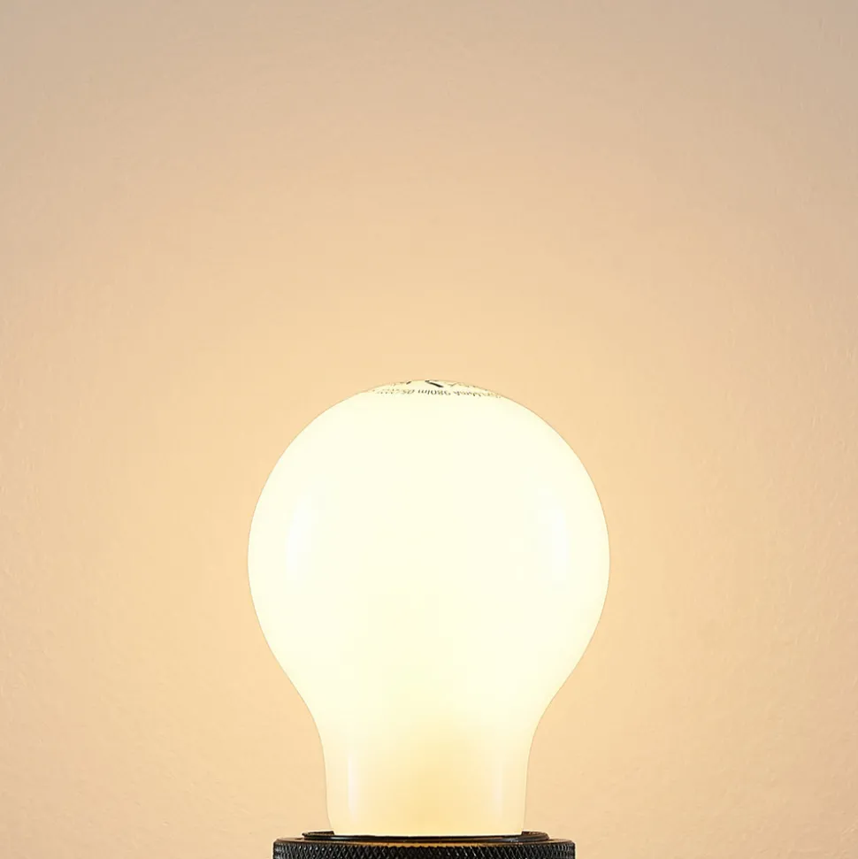 LED-pære E27 8W 2 700 K dimbar opal 2stk