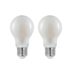 LED-pære E27 4W 2 700 K dimbar, opal 2 stk