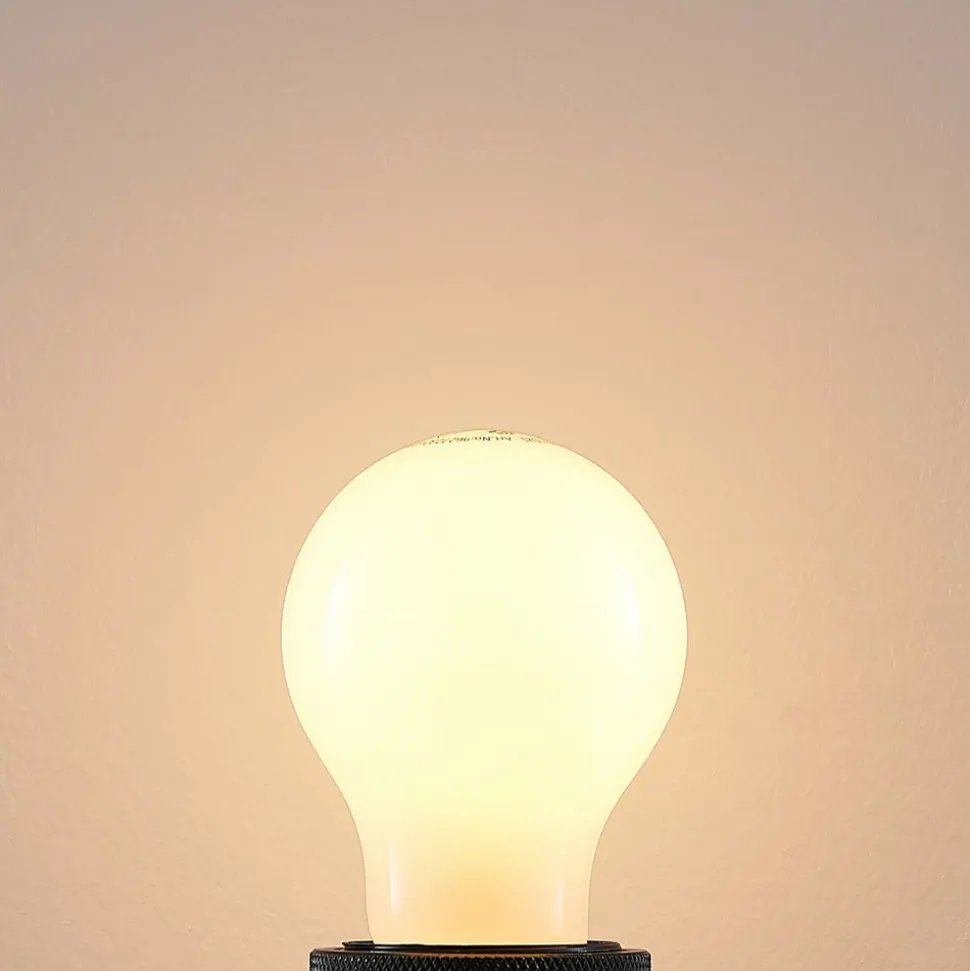 LED-pære E27 6W 2 700 K dimbar opal 2stk