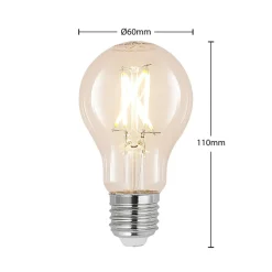 LED-pære E27 4W 2 700 K filament, dimbar, klar