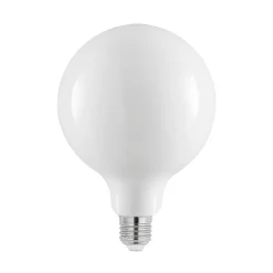 LED-pære E27 8W 2 700 K G125 dimbar opal 3stk