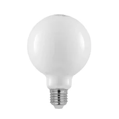 LED-pære E27 4W 2 700 K G95 globe dimbar opal 3stk