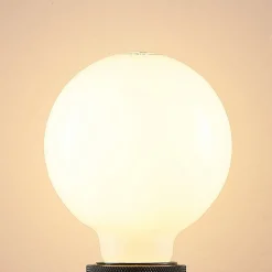 LED-pære E27 8W 2 700 K G95 globe dimbar opal 3stk