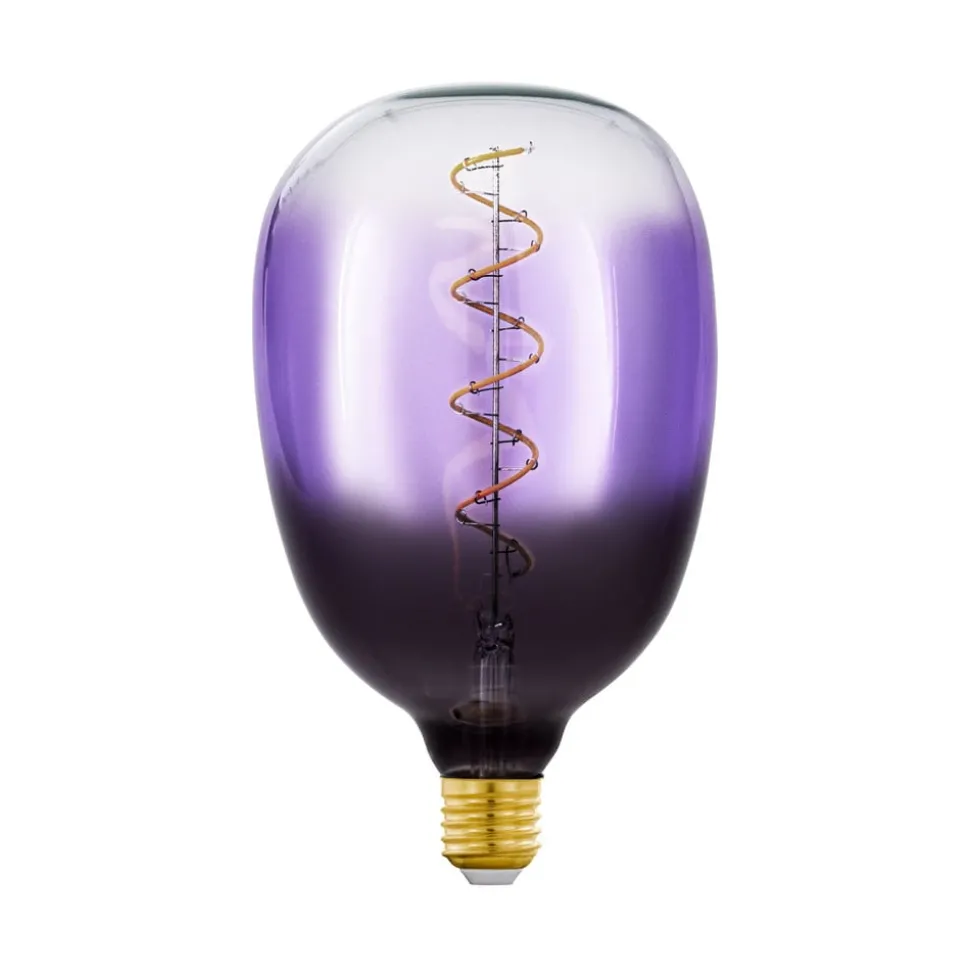 LED-pære E27 4W T120 1800K Filamentpære lilla dimbar