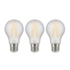 LED-pære Filament matt E27 A60 3,8W 2700K 806 lm 3er