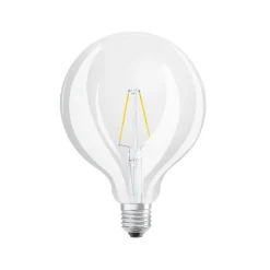 LED-pære Globe G125 E27, 2,5 W klar glødetråd 2 700 K