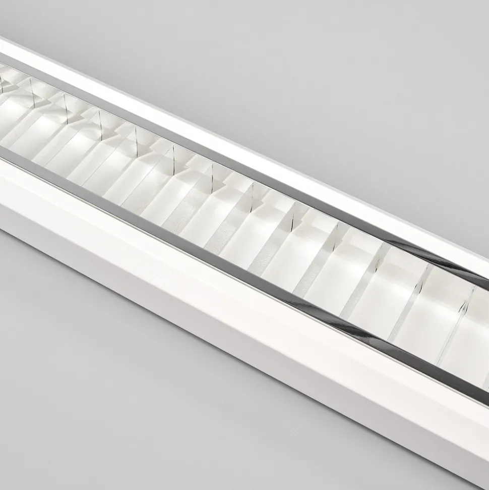 LED-rasterlampe påbygg til kontorer, 33 W, 3 000 K