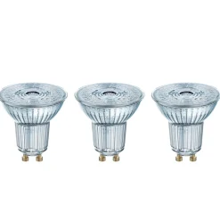 LED-reflektor GU10 4,3 W, universalhvit, 3-pakk