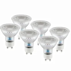 LED-reflektor GU10 4,6W 450lm varmhvit 6-er