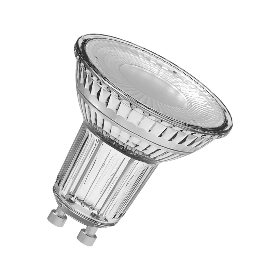 LED-reflektorpære GU10 PAR16 4,3W 2700K 36° sett med 2 stk